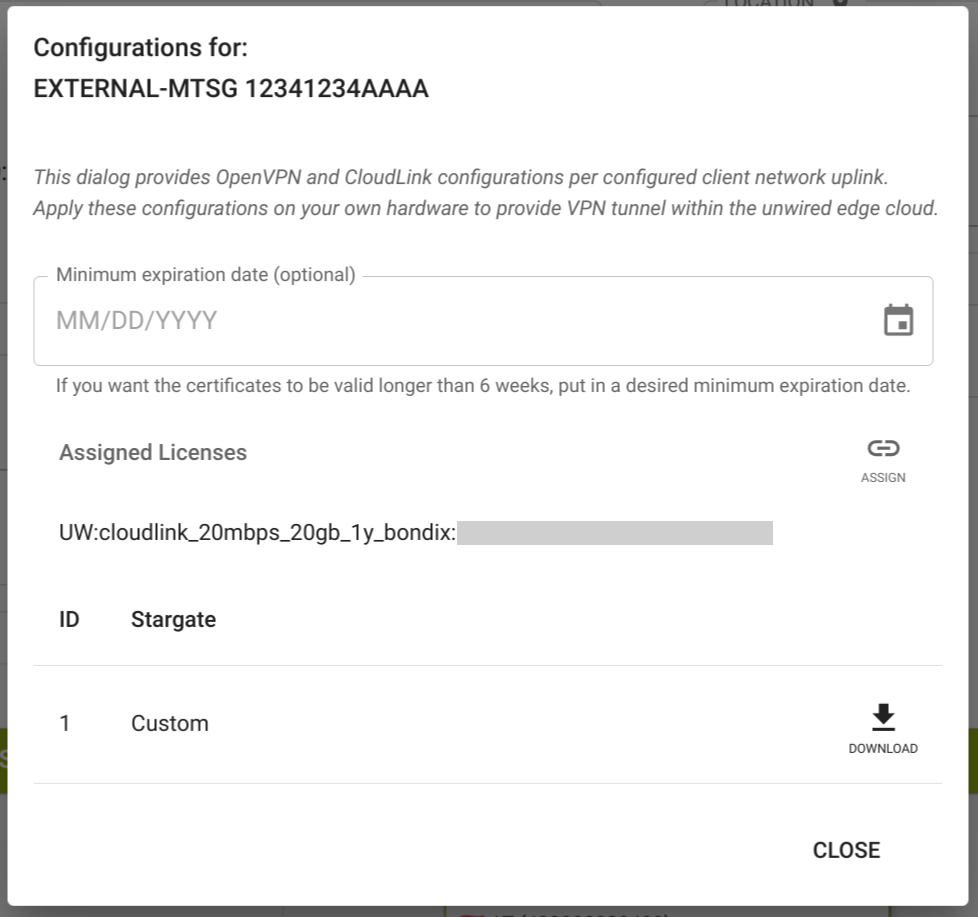 UW Admin License Assigned